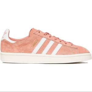 Adidas Campus Pink Suede Sneakers